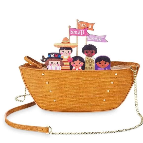 Danielle Nicole X Disney Boat WDW It’s A Small World Crossbody Bag NWT - Picture 1 of 11